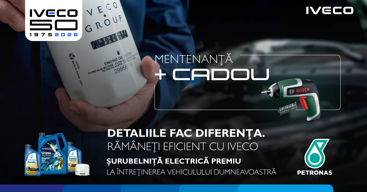 Iarna vine cu cadouri la Iveco Autoglobus Service